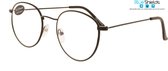 Icon Eyewear TFB018 DEPP BlueShields leesbril +2.50 - Zwart - Metaal