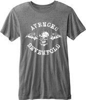 AVENGED SEVENFOLD - T-Shirt BurnOut Col - Death Bat - Men (XXL)