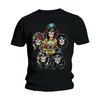 Guns N' Roses - Vintage Heads Heren T-shirt - M - Zwart