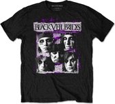 Black Veil Brides - Grunge Faces Heren T-shirt - M - Zwart