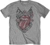 The Rolling Stones - Tattoo You US Tour Heren T-shirt - L - Grijs