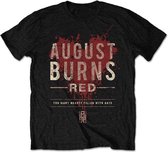 August Burns Red Heren Tshirt -S- Hearts Filled Zwart