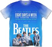 The Beatles Heren Tshirt -S- 8 Days A Week Movie Poster Blauw/Multicolours