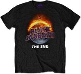 Black Sabbath Heren Tshirt -XL- The End Zwart