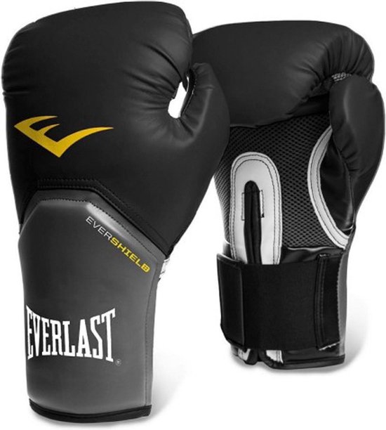 ijsje Terzijde september Everlast (kick)bokshandschoenen Elite Pro Style Zwart 16 oz | bol.com