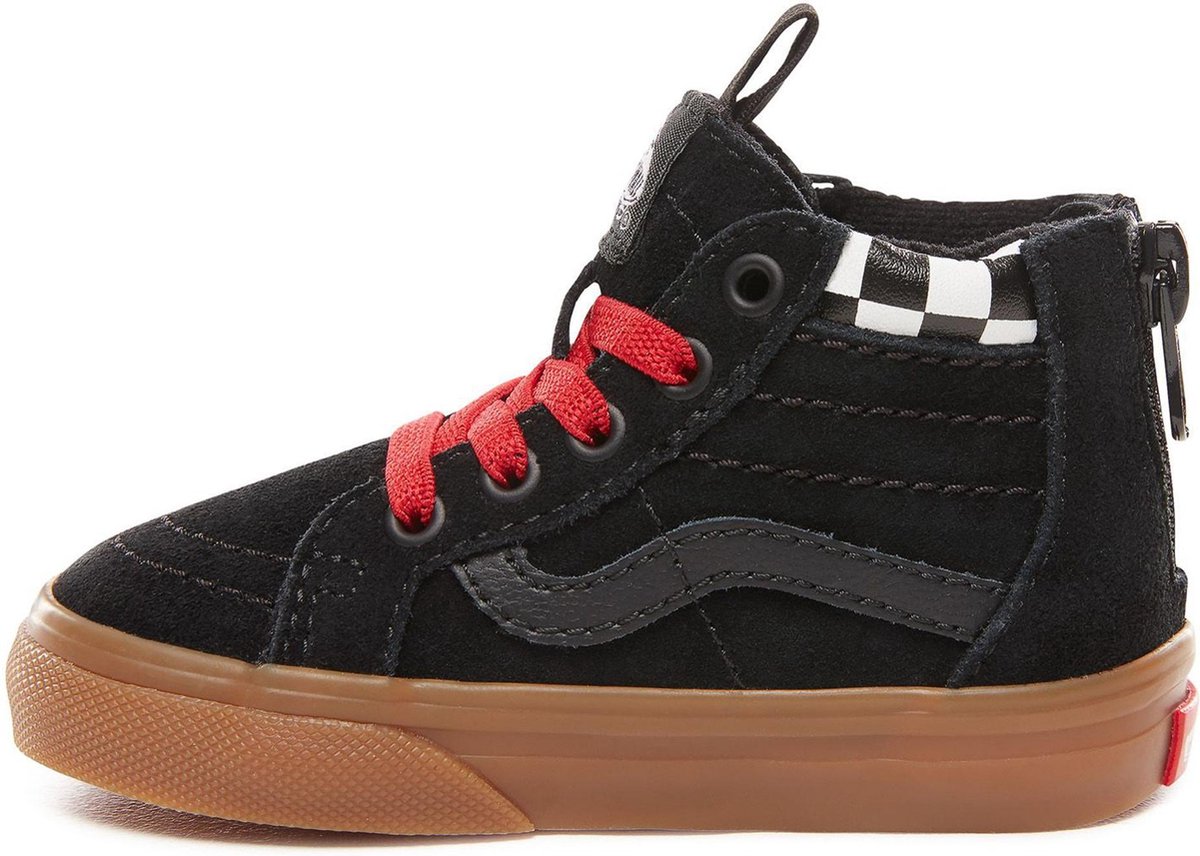Vans SK8 Hi MTE Sneaker Sneakers - Maat 22 - Unisex - rood/zwart | bol.com