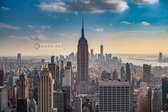 Schilderij - Empire State Building New York City , Multikleur , 3 maten , Premium print