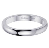 Fashionthings Basic Ring Goud - Dames - 316 Stainless Steel - Zilverkleurig - Maat 15
