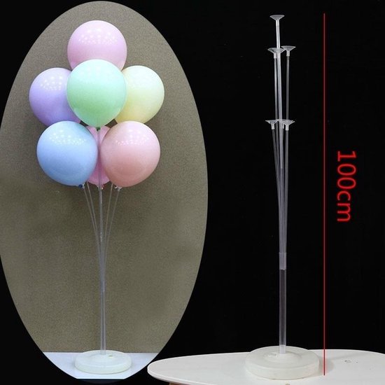 Ballon standaard 7 armig - 100 cm hoog - statief - ballonnenboog - boom