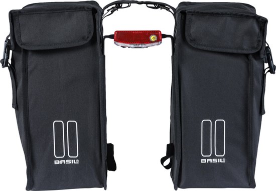 Basil Mara XXL Dubbele fietstas - Zwart - 36 Liter van Basil — afbeelding 2