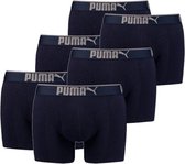 Puma 6-pack Lifestyle Sueded Cotton Boxershort - navy