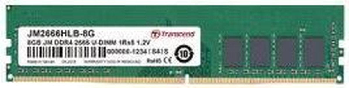 Transcend Jm2666Hlh-4G Geheugenmodule 4 Gb 1 X 4 Gb Ddr4 - afbeelding 3