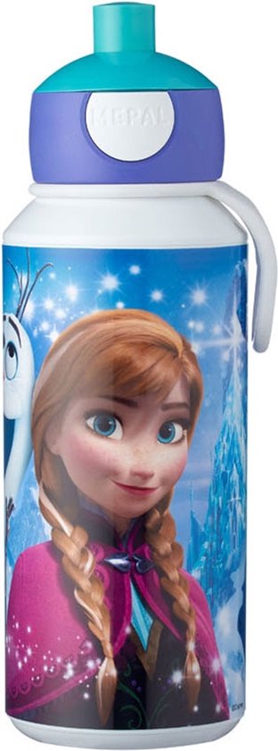 Mepal Campus Drinkfles Pop-up 400 ml - Frozen Sisters Forever
