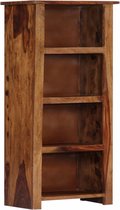 Boekenkast 50x30x100 cm (Incl Magazine houder) massief sheesham hout - Boeken kast -