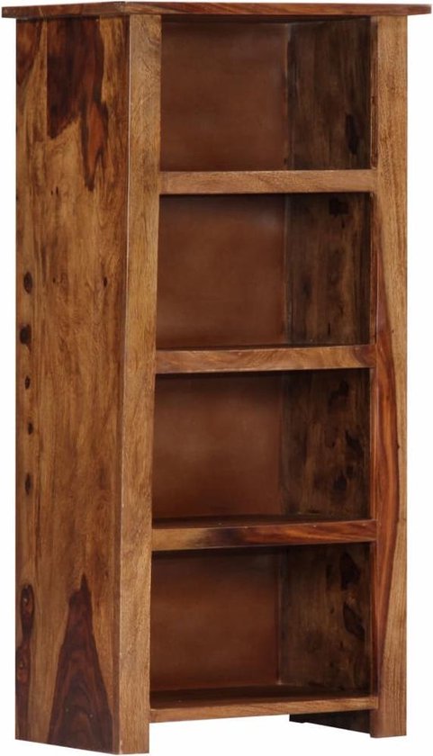 Boekenkast 50x30x100 cm Magazine houder) massief hout - Boeken kast | bol.com