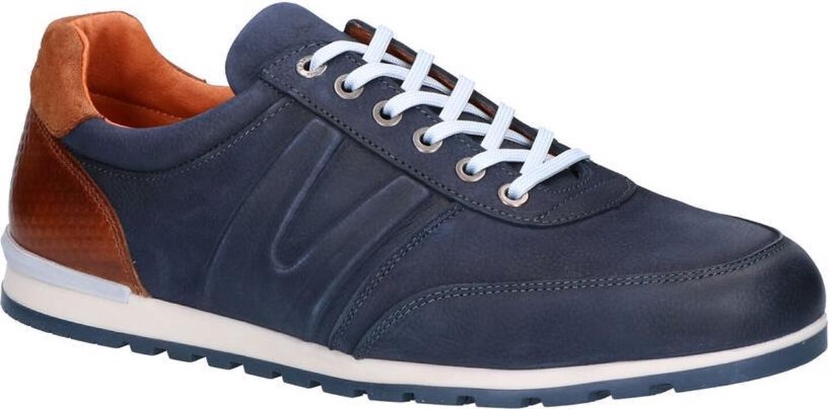Van Lier Heren Sneakers - Blauw - Maat 40 | bol.com