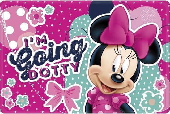 ik heb honger rivaal Ontmoedigen Minnie Mouse kinder slaapkamer speelkleed/vloerkleed roze 40 x 60 cm -... |  bol.com