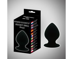 Power escorts - BR144 - Rocket Drill Mega - 11,4 cm dia 6,2 cm - Mega plug - Mega suction cup