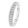 Bague pour enfants Lucardi Little Miss Fabulous - acier - cristal blanc - 15 mm