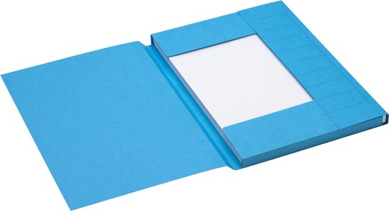 Secolor Dossiermap A4 - pak 25 stuks - blauw - Jalema