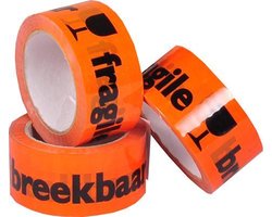 Breekbaar tape - 6 rollen per verpakking