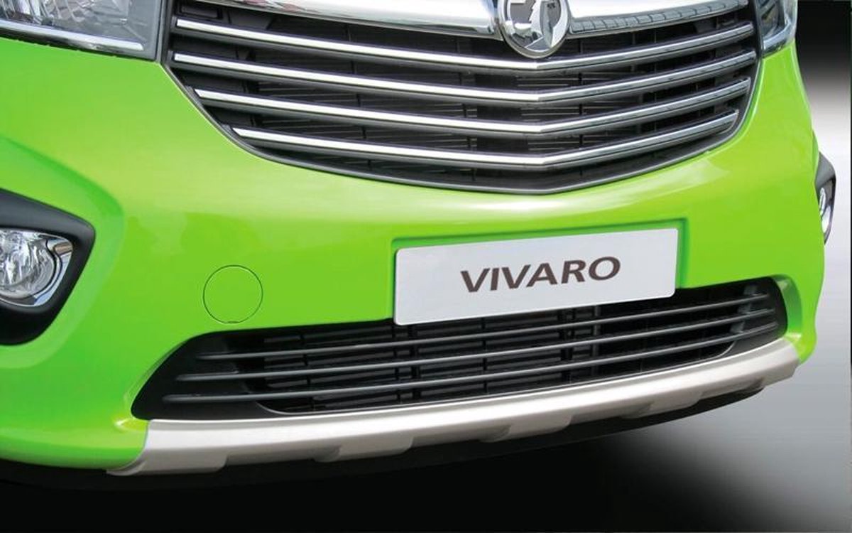 RGM Voorspoiler 'Skid-Plate' passend voor Opel Vivaro 2014- Zilver (ABS)