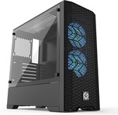 MetallicGear Neo Air ATX Mid-tower High Airflow Mesh front design, Black