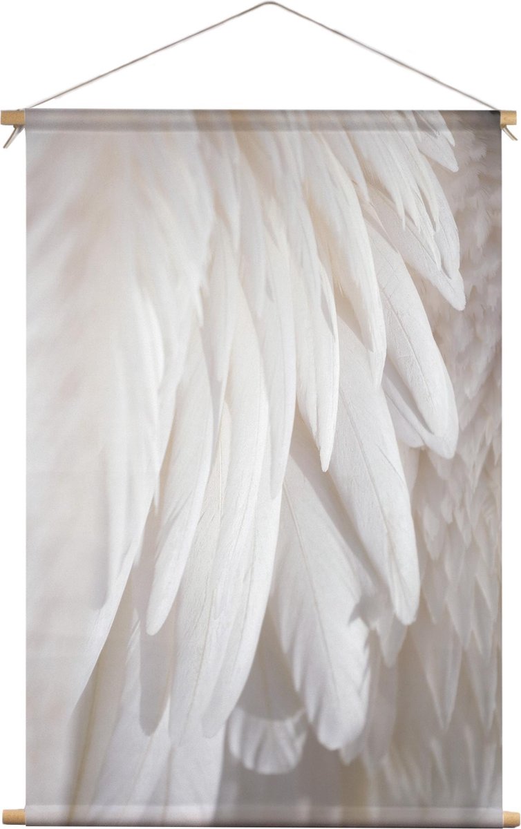 Zwanenveren | Dieren | Textieldoek | Textielposter | Wanddecoratie | 30CM x 45CM” | Schilderij