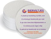 Bierviltjes eigen ontwerp - rond - 175 stuks