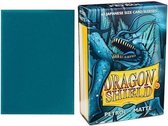 Dragon Shield Card Sleeves: Japanese Matte Petrol (59x86mm) - 60 stuks