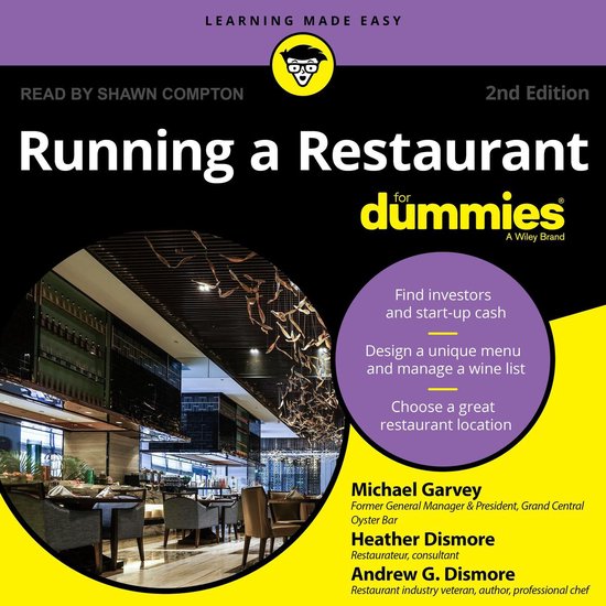 Running a Restaurant For Dummies - cover