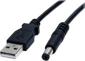 USB naar DC - Voedingskabel 1 meter