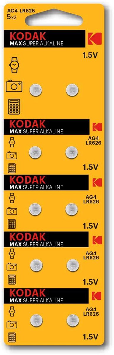 Kodak Alkaline AG4 1,5v blister 10