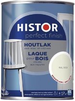 Histor Perfect Finish Houtlak Hoogglans - Krasvast & Slijtvast - Dekkend - 1.25L - RAL 9001 - Wit