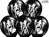 Ballonnen 30cm, Sexy, Pastel zwart (1 zakje met 50 stuks)