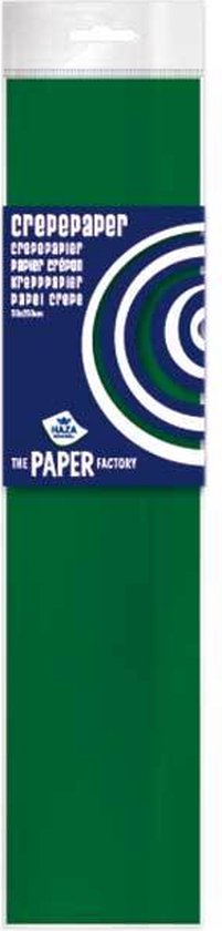 Haza Original Crêpepapier The Paper Factory 250 Cm Kerstgroen