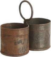 Raw Materials Iron Houder – 2 cups – Ijzer