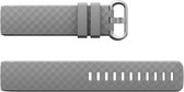 Merkloos Siliconen bandje - Fitbit Charge 3 - Grijs - Large