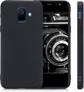 DrPhone A6 2018 siliconen hoesje - TPU case - Ultra dun flexibele hoes - Zwart