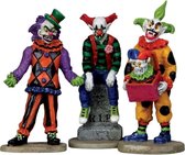 Lemax - Evil Sinister Clowns - Set Of 3