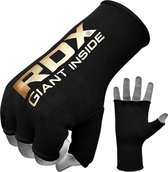 RDX Sports Binnenhandschoenen met padding - Zwart/Geel - S