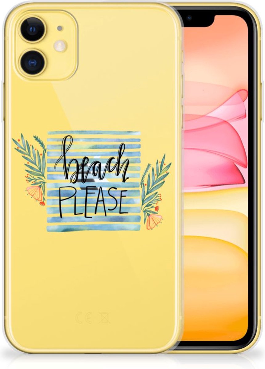 Apple iPhone 11 Telefoonhoesje met Naam Boho Beach