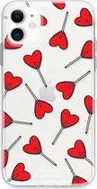 iPhone 11 hoesje TPU Soft Case - Back Cover - Love Pop