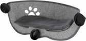 Bol.com Kerbl - Kattenmand - voor - aan - het - raam - Filzino - 70x26x26 - cm - grijs aanbieding