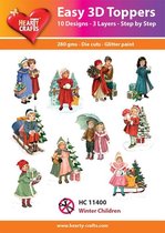 Easy 3D Topper Kerst Winter Kinderen - HC11400