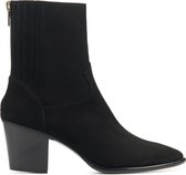 Nalini Cowboylaarzen Dames - Laarzen / Damesschoenen - Suède - 20I036 - Zwart - Maat 38