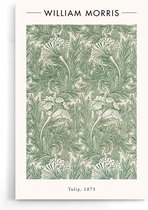 Walljar - William Morris - Tulip - Muurdecoratie - Poster