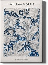 Walljar - William Morris - Wallflower - Muurdecoratie - Canvas schilderij