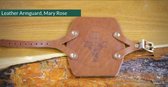 Protège-bras Médiéval ' Mary Rose' Design Marron