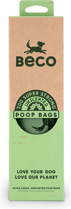 Foto: Beco pets poop bags dispenser roll 300 stuks